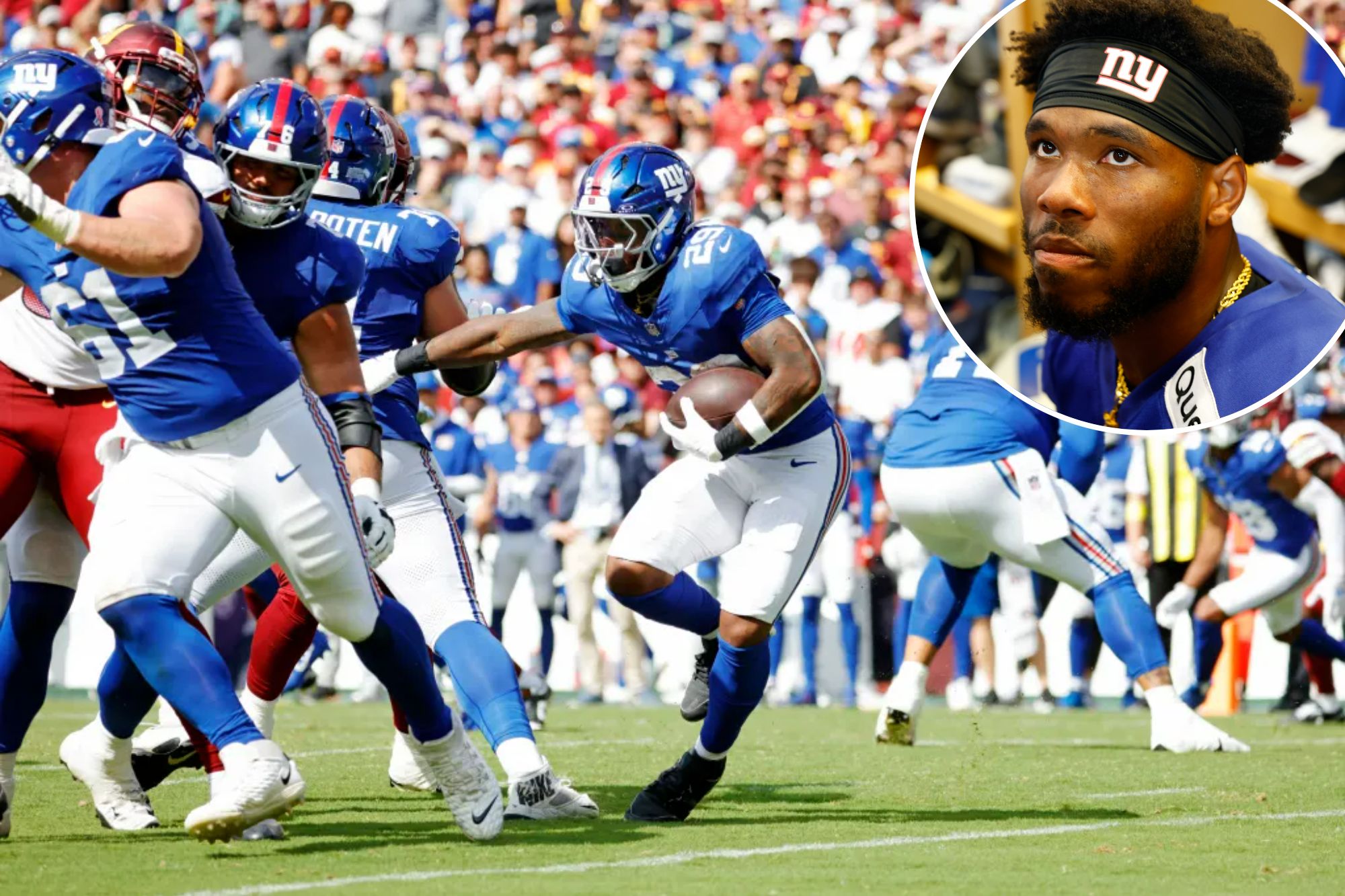 Giants taking lack of rushing attack ‘personal’ with physical point to prove in Week 2