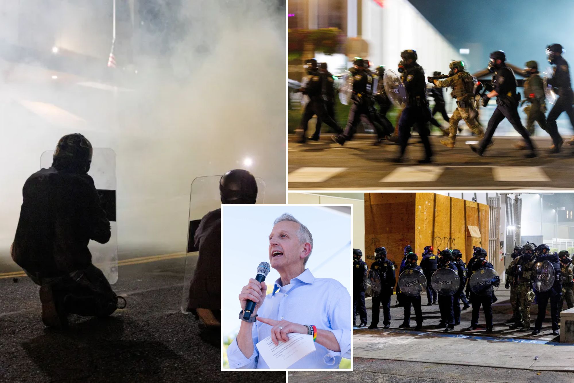  Portland mayor condemns federal intervention, claims videos of anti-ICE riots were from years ago