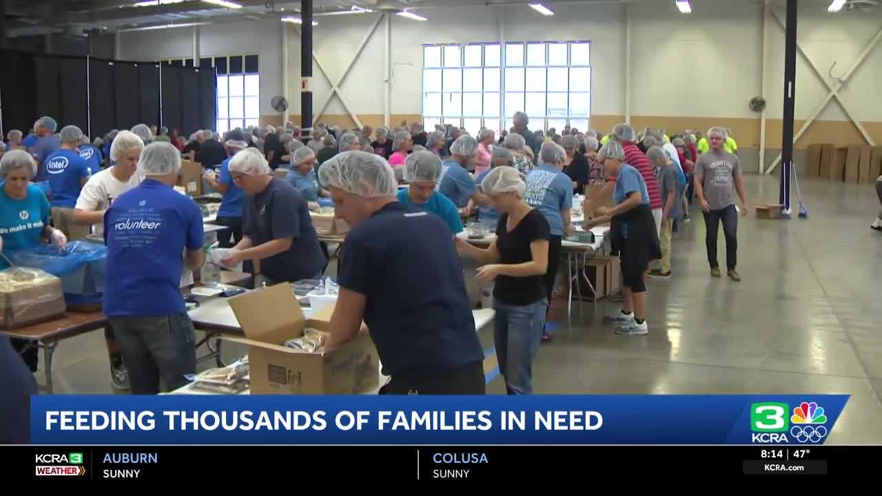 Placer County volunteers set to pack 400,000 meals for malnourished children around the world