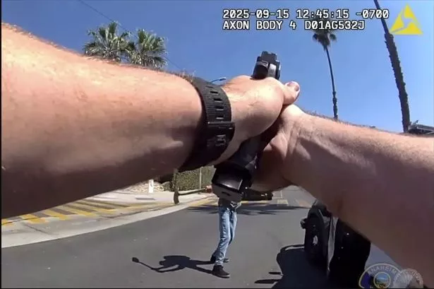 Bodycam video shows California man with shovel gunned down after charging cop outside elementary school