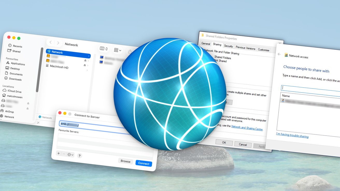How to share files from macOS Tahoe to Windows