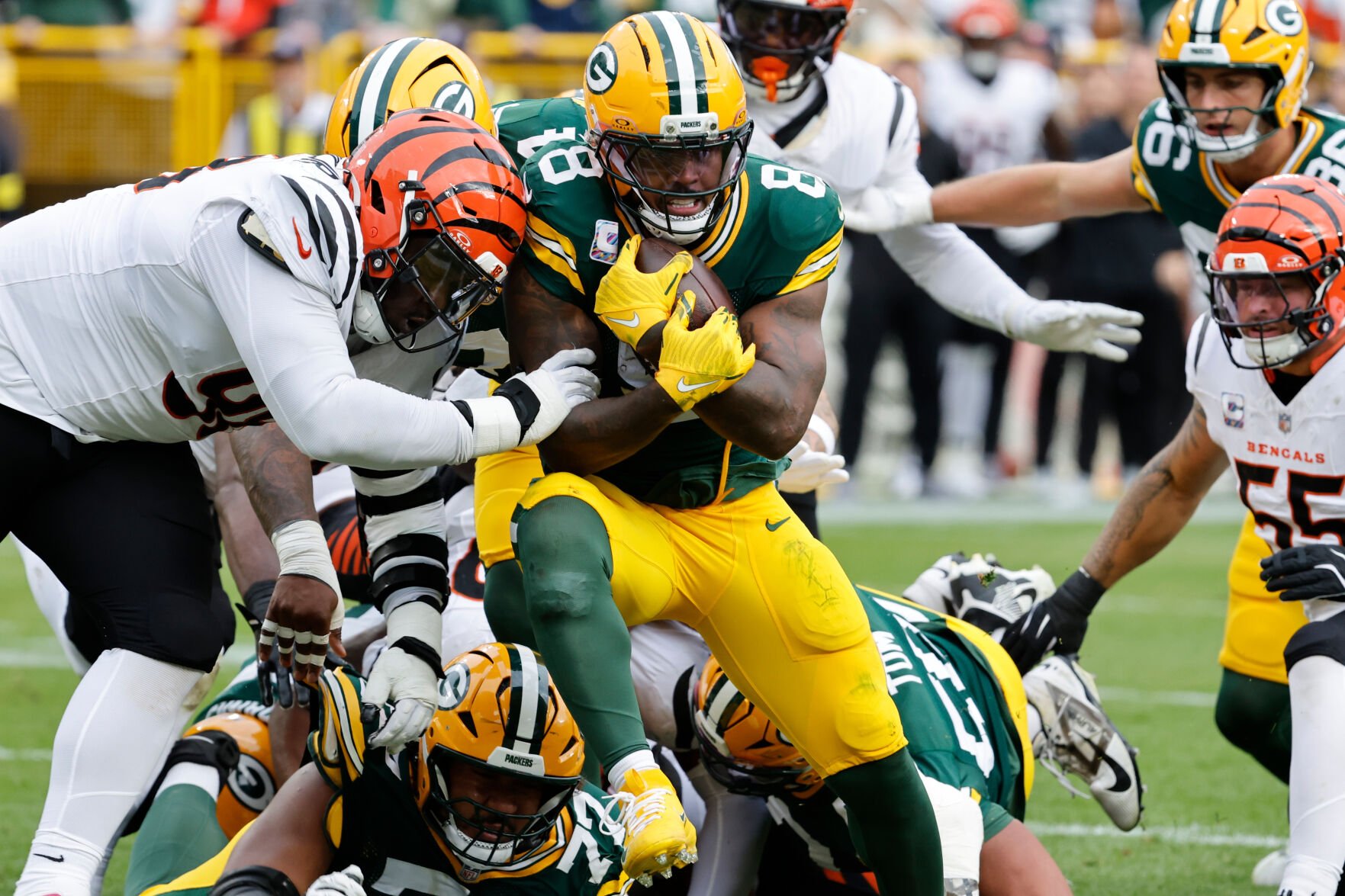 Packers overcome Flacco’s comeback attempt and beat the Bengals 27-18