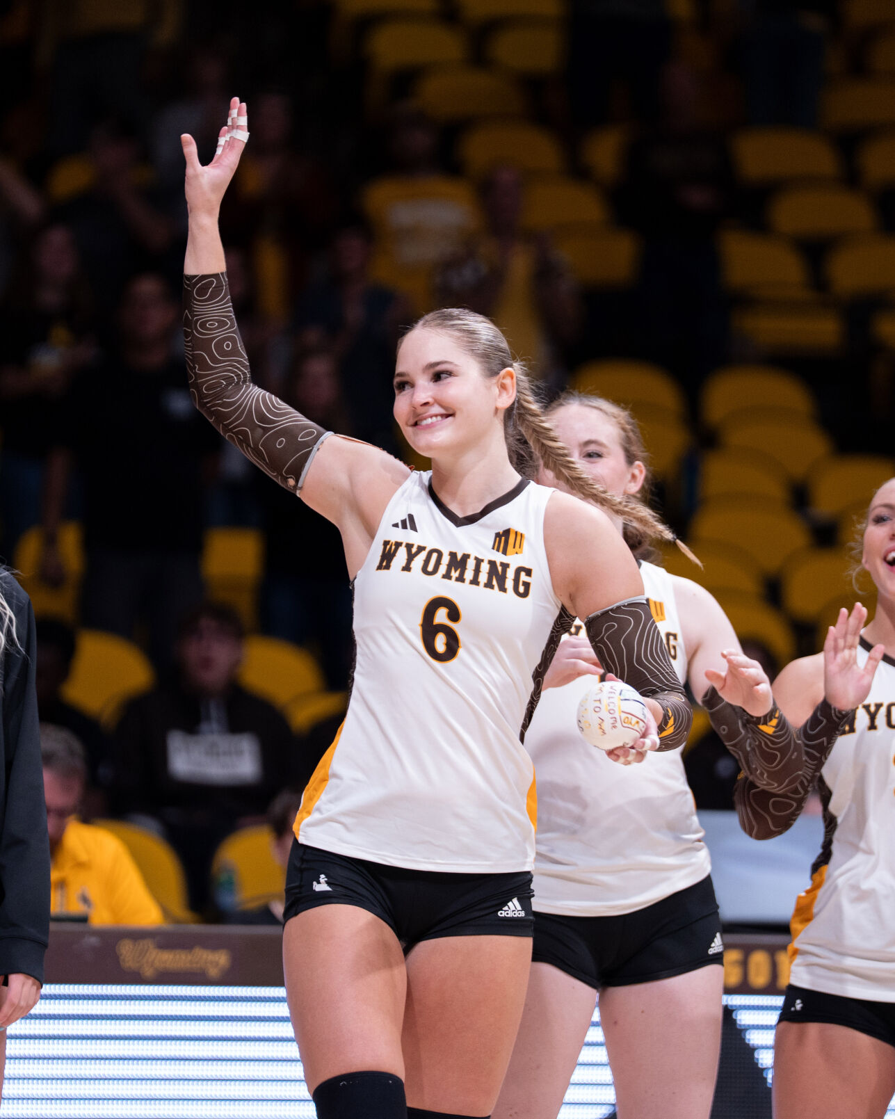  BLOCK PARTY: Improved offense powering Wyoming’s block leader Sarah Holcomb