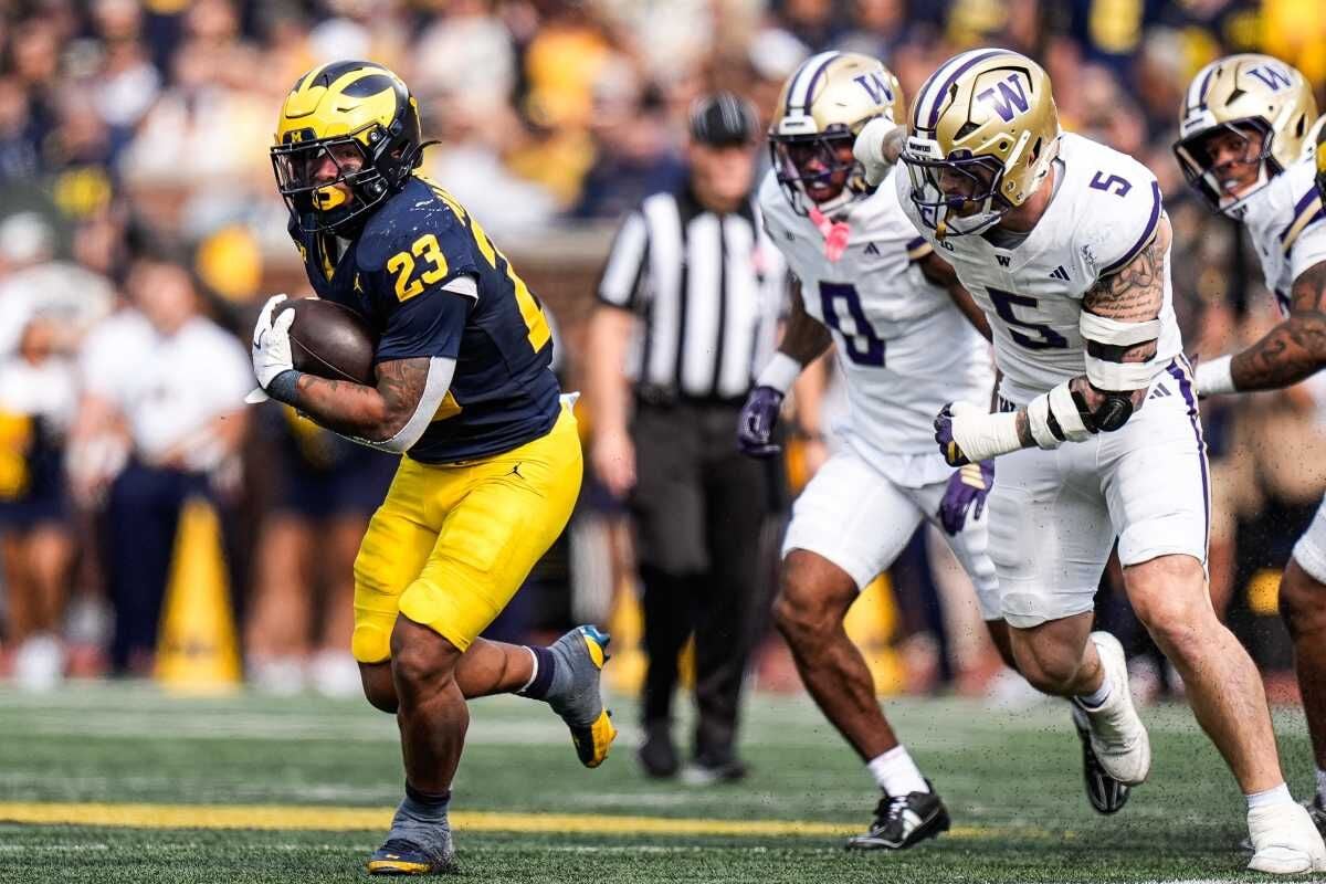 Michigan’s Jordan Marshall Stakes Claim to Starting RB Job in Win Over Washington