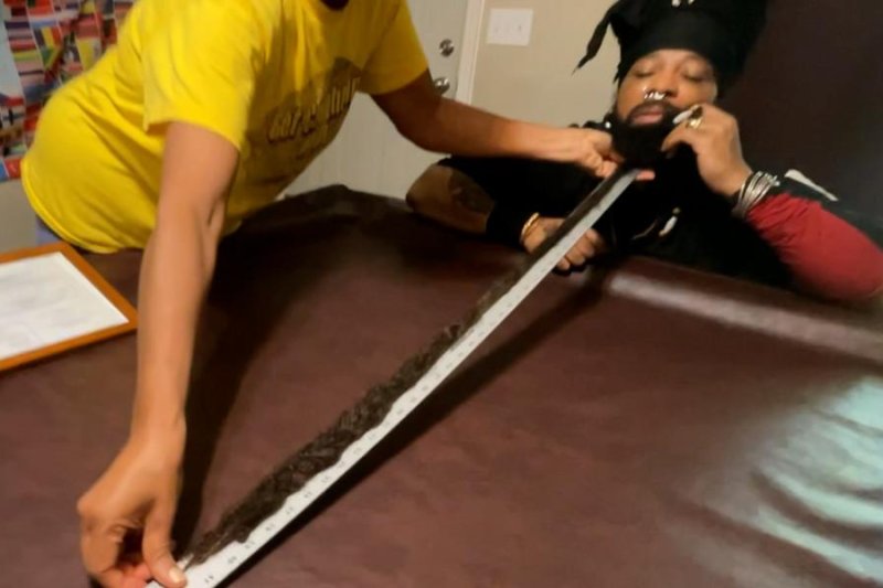 Alabama man earns world record for 3-foot, 6-inch beard locks