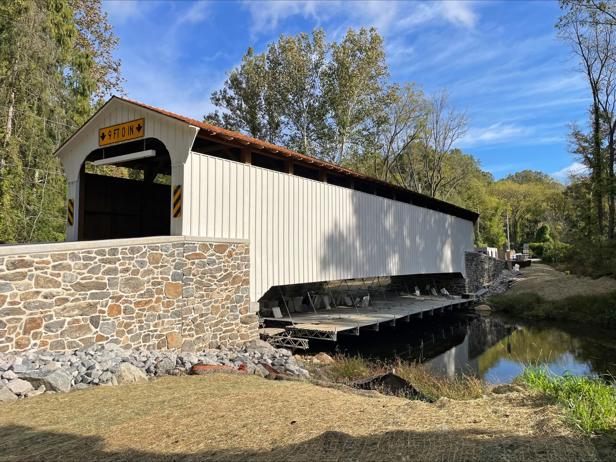  New covered bridge over Big Elk Creek replaces Ida-ruined span