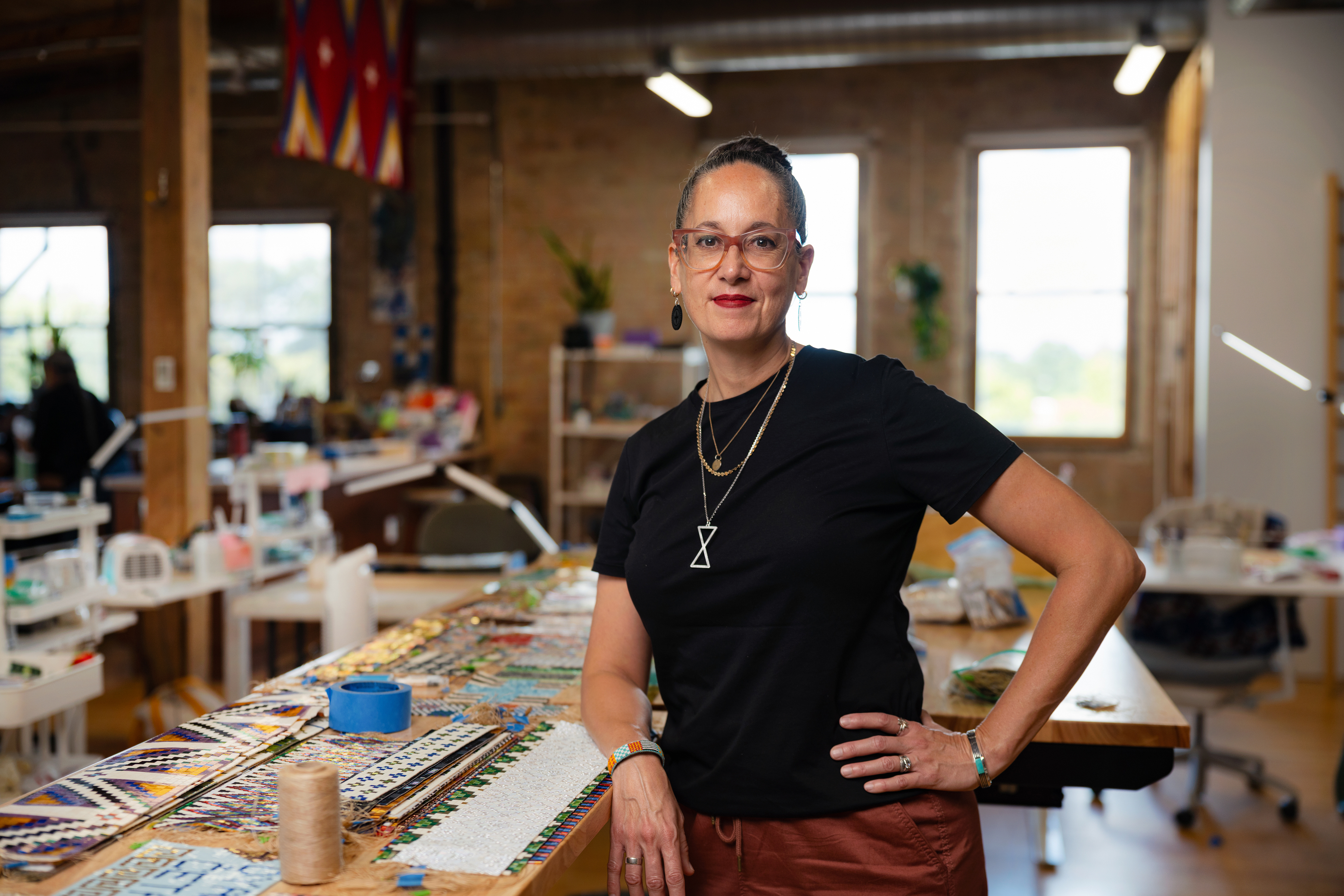  Artist Dyani White Hawk finds affinity between Native, Western abstraction