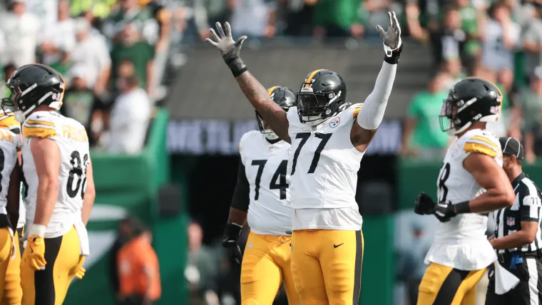 Pittsburgh Steelers’ Broderick Jones clears the air on tackling, angering Aaron Rodgers