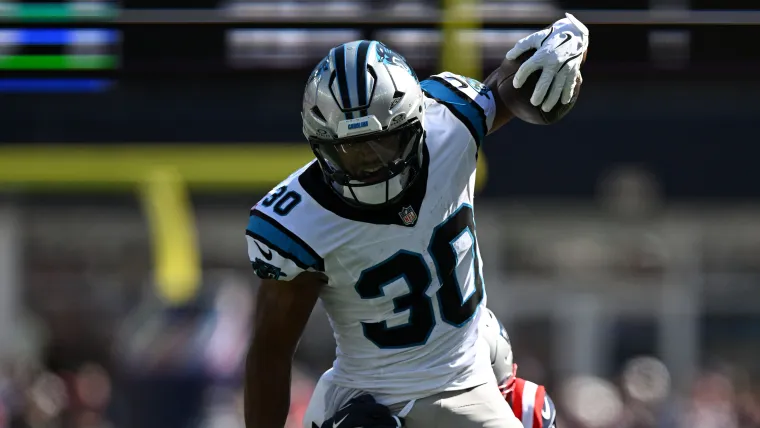 Chuba Hubbard gets significant injury update from Panthers practice on Wednesday