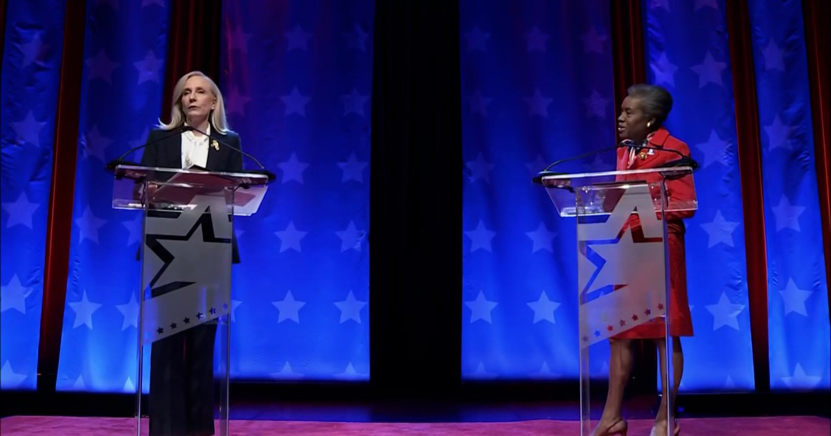  Spanberger, Earle-Sears spar over Jay Jones text and marriage equality in Virginia governor’s debate