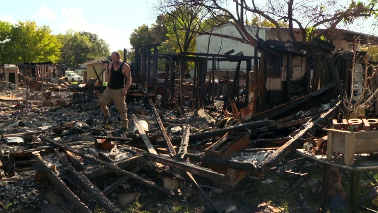 Woman arrested for arson in Denton County fire that destroyed 3 homes