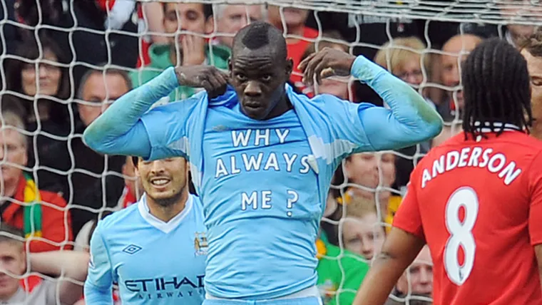 Mario Balotelli opens up about famous ‘Why always me?’ celebration at Man City