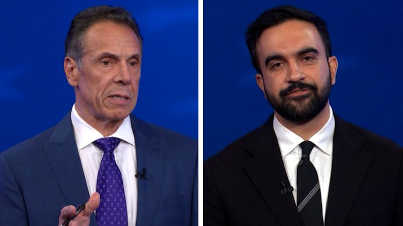  Mamdani and Cuomo trade attacks in New York City mayoral debate