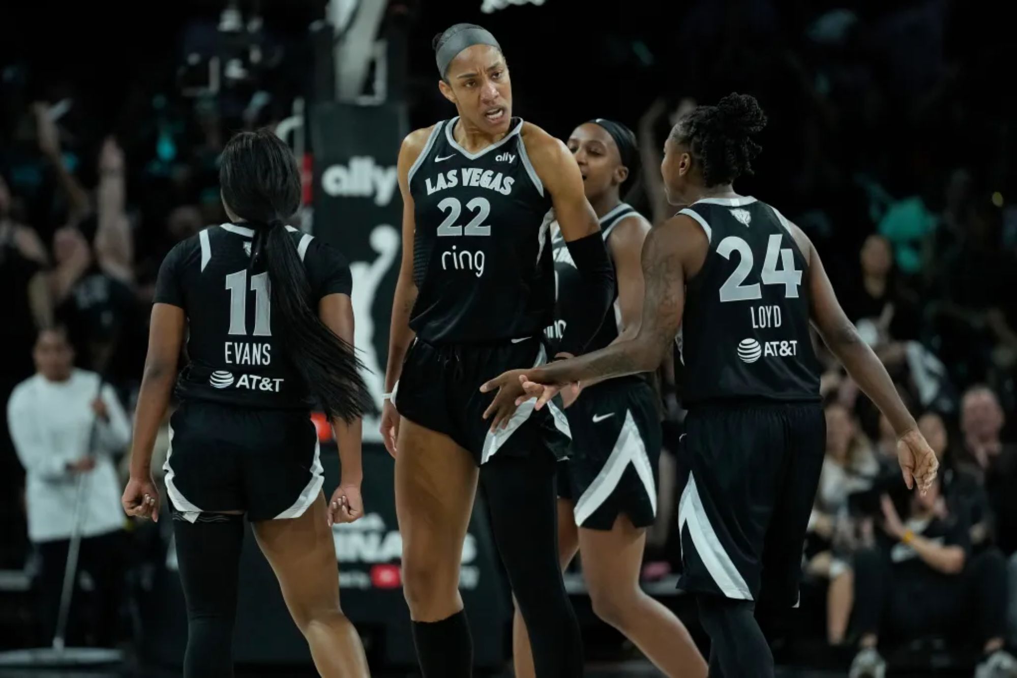 A’ja Wilson leads way as Aces narrowly capture Game 1 WNBA Finals win over Mercury