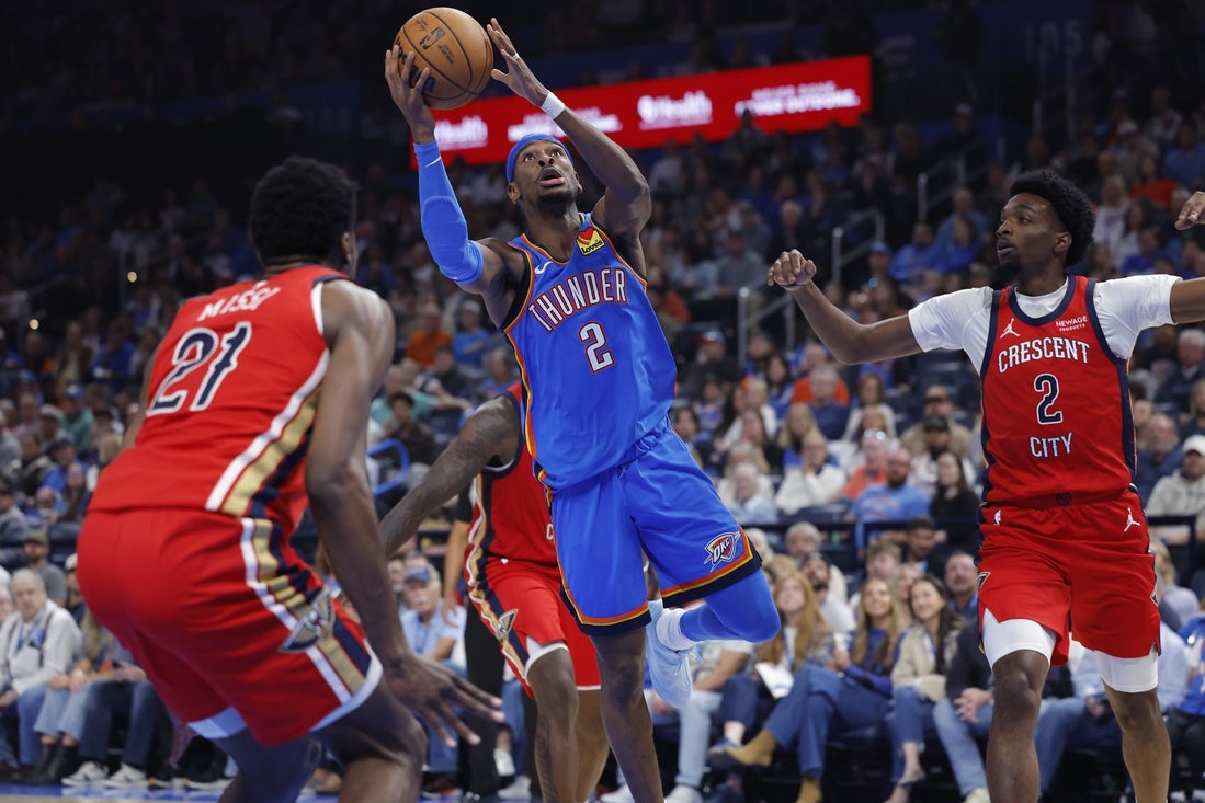 Thunder, 7-0 for 2nd straight season, thrash winless Pelicans
