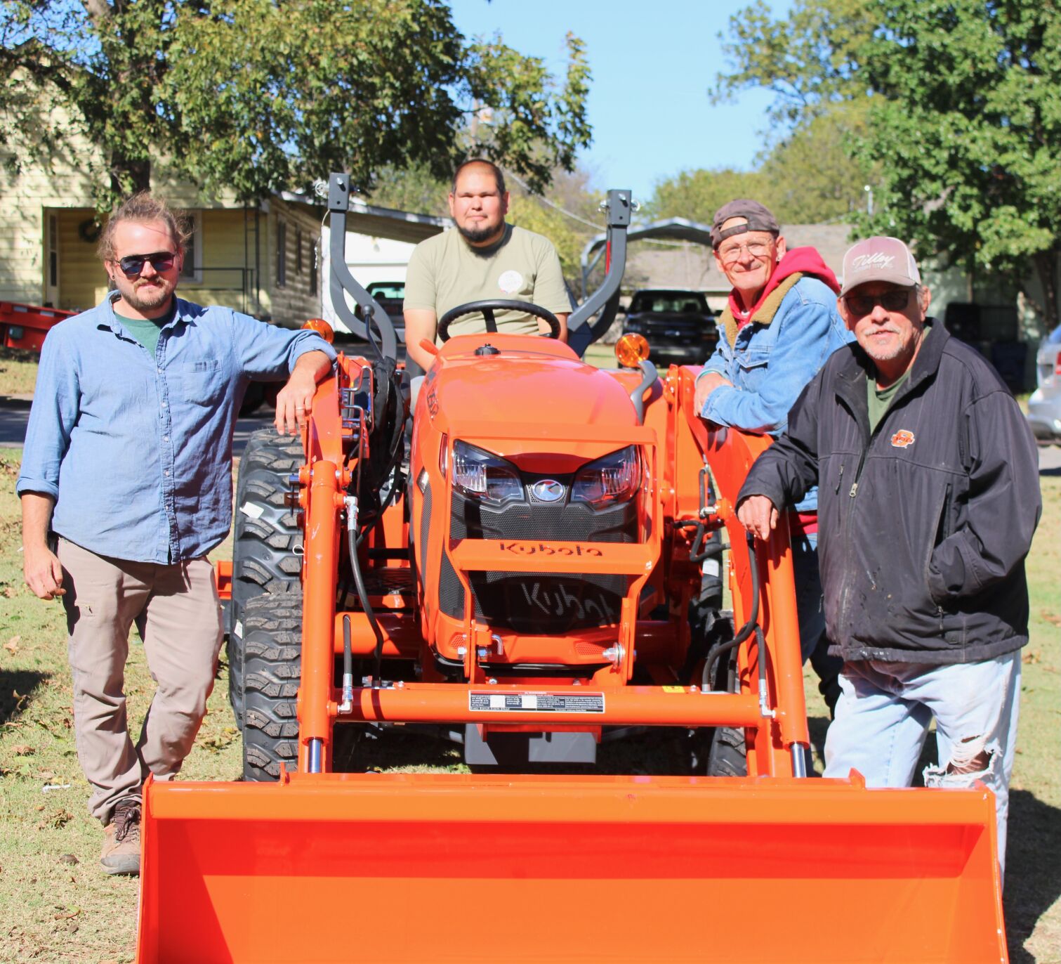 Think Ability receives tractor donation for community garden