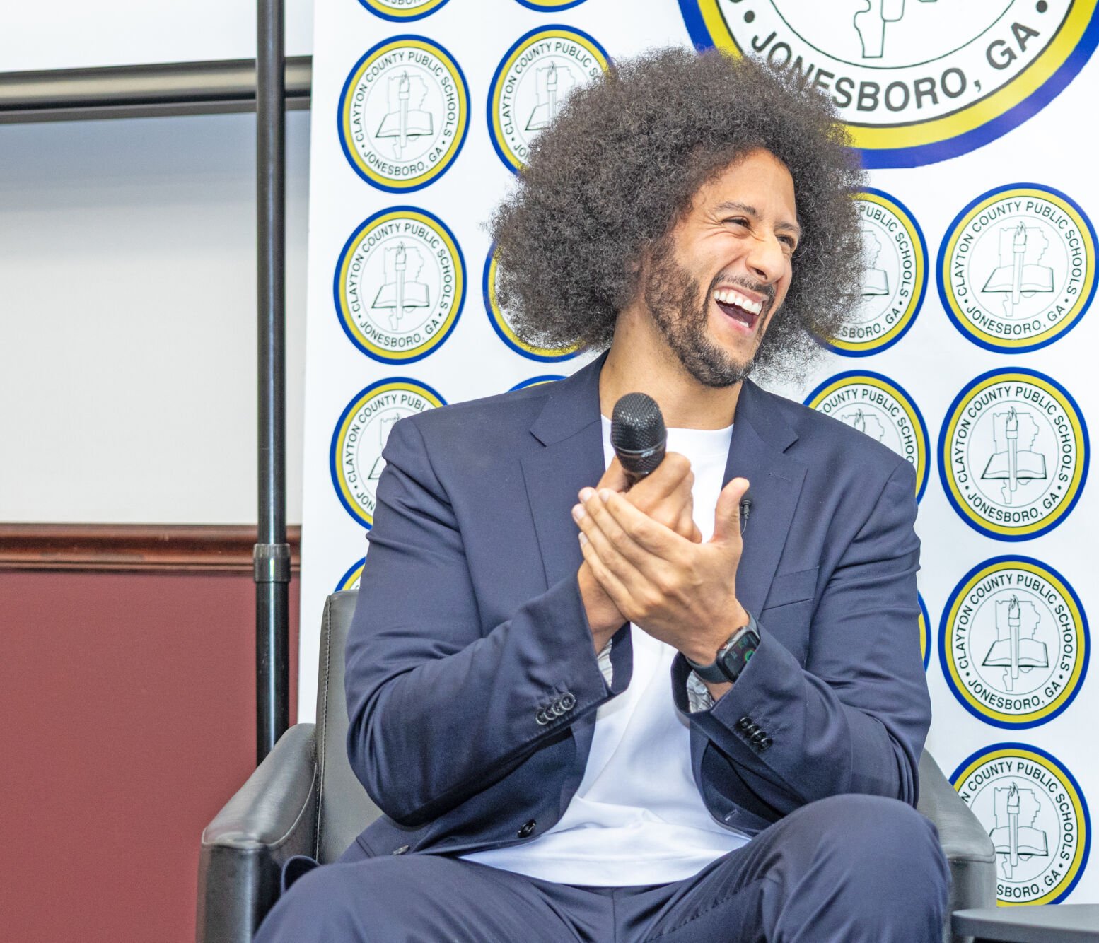 Former NFL star helps launch CCPS Lumi AI Pilot program