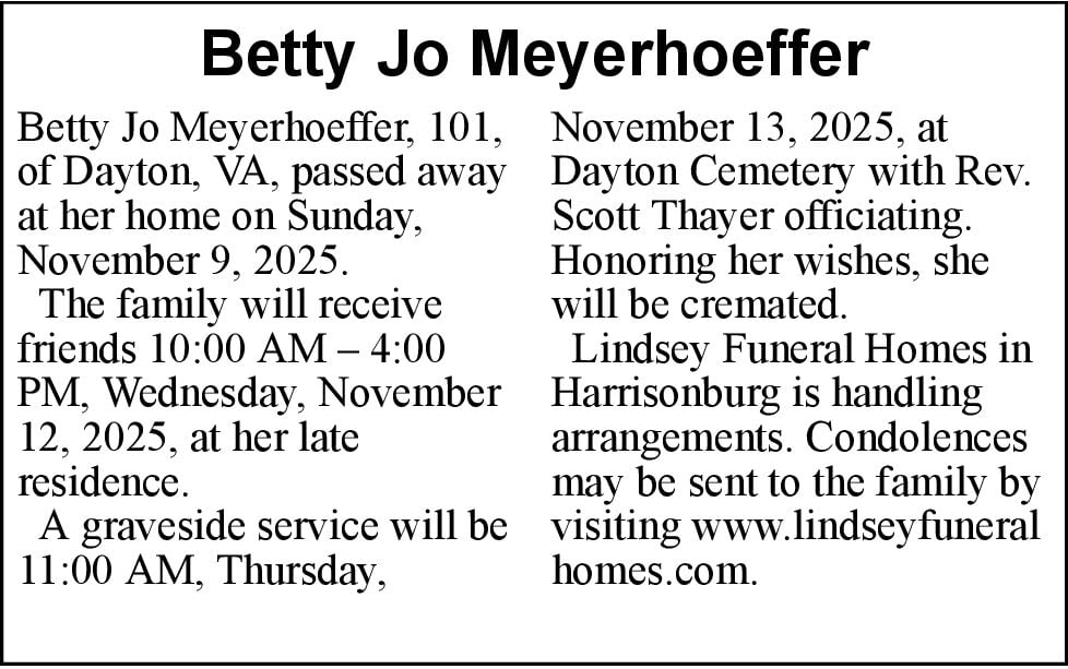 Betty Jo Meyerhoeffer