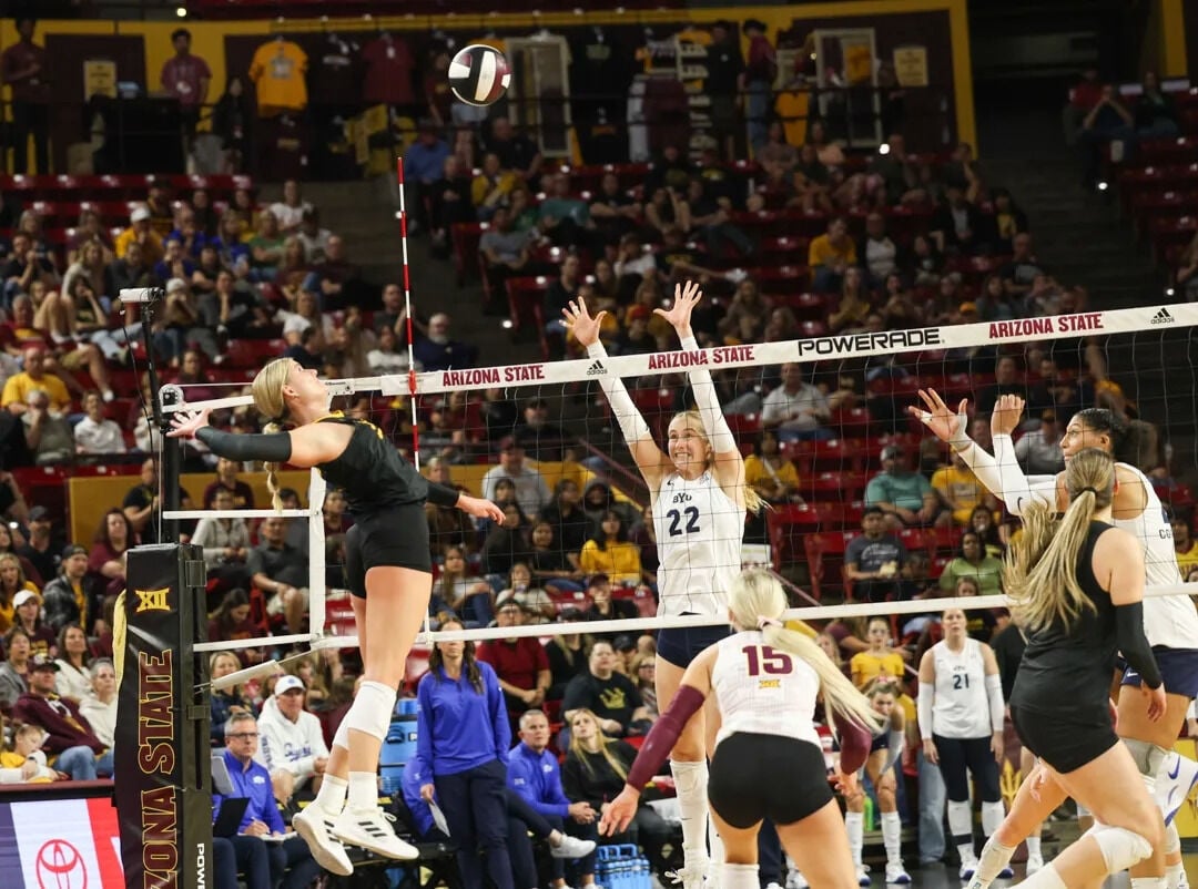 GCU transfer Tatum Parrott shines in first season with dominant Sun Devils volleyball team