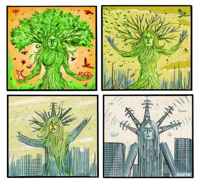 Peter Kuper cartoon – Sat, 15 Nov 2025 PST