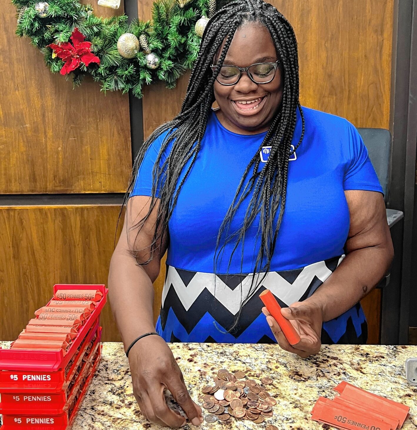 Rome banker offers 2 cents on the end of the penny