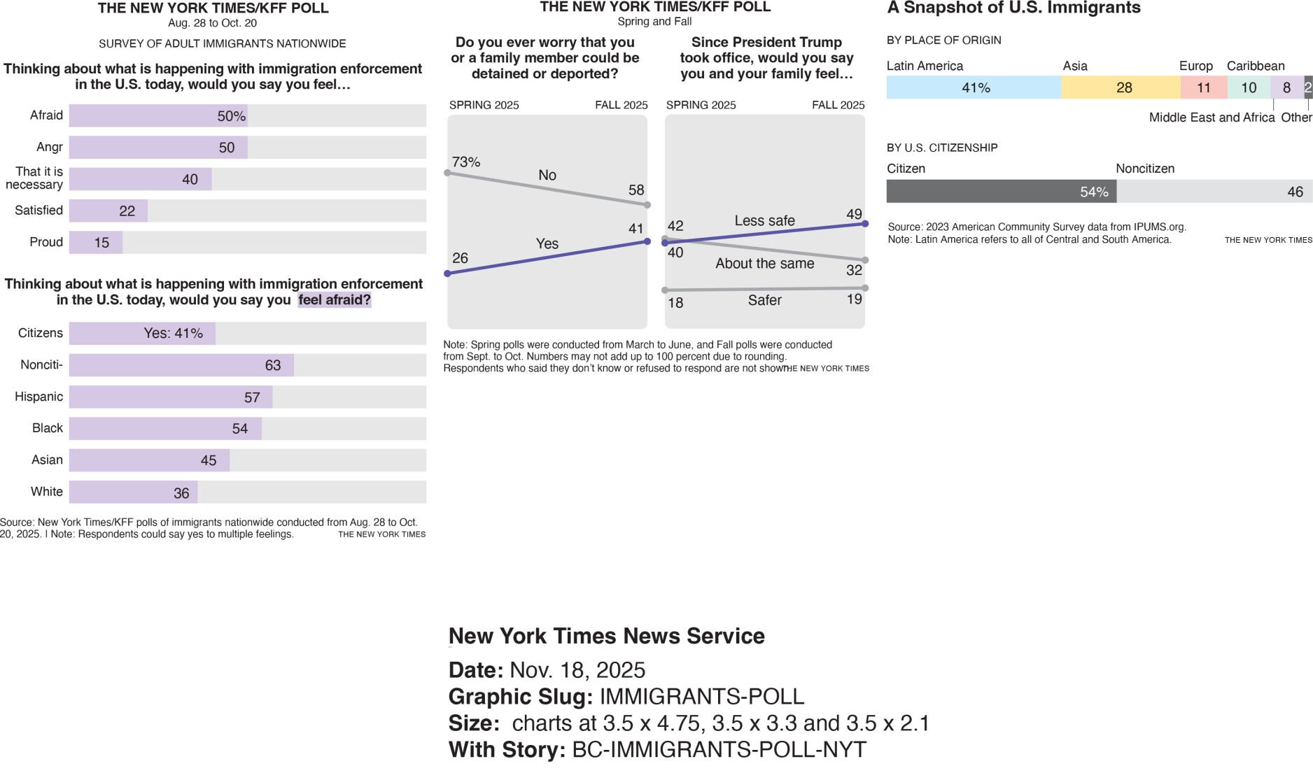 Under Trump, Immigrants Are More Fearful but Determined to Stay, Poll Finds