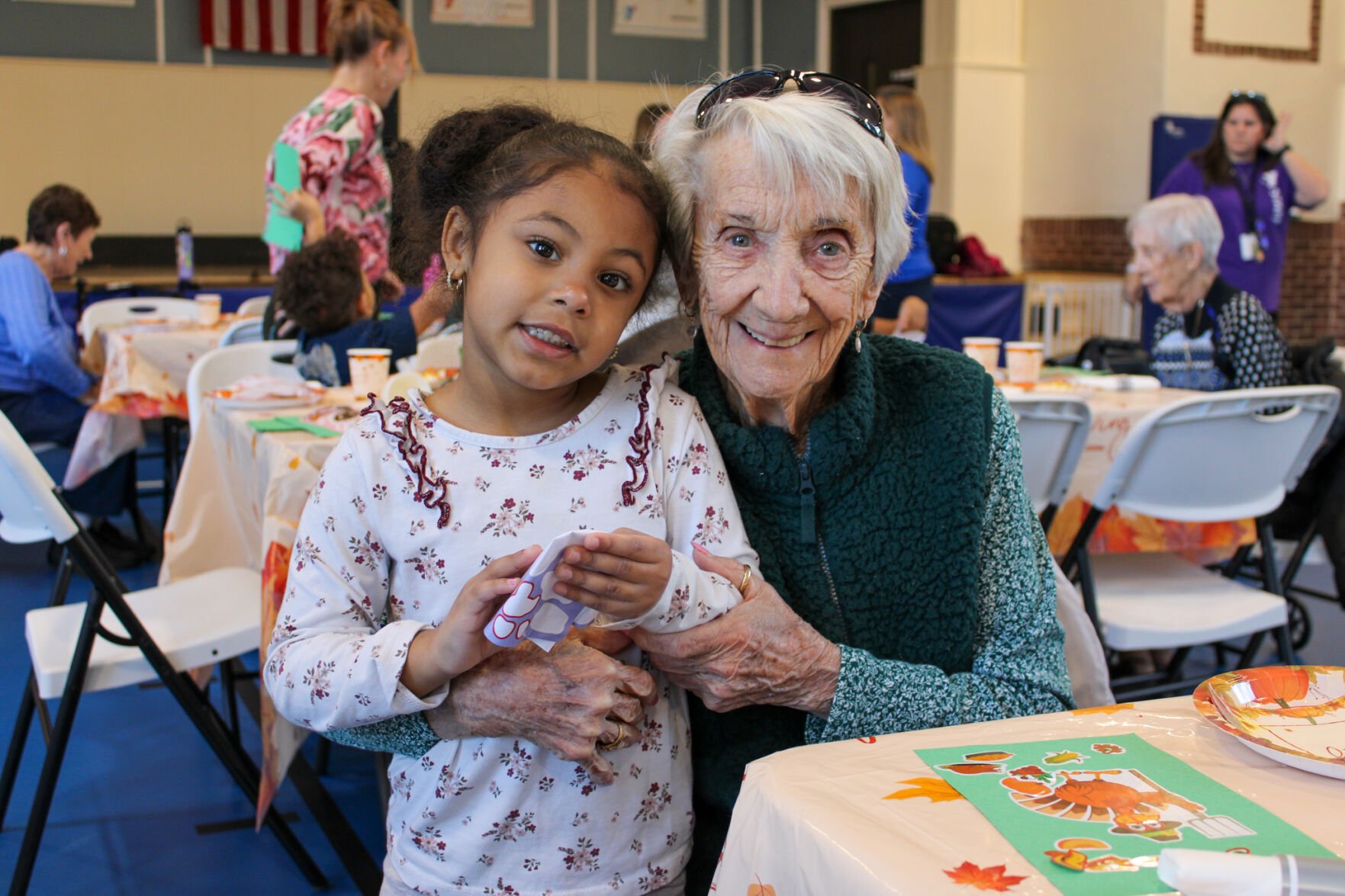Intergenerational lunch brings joy