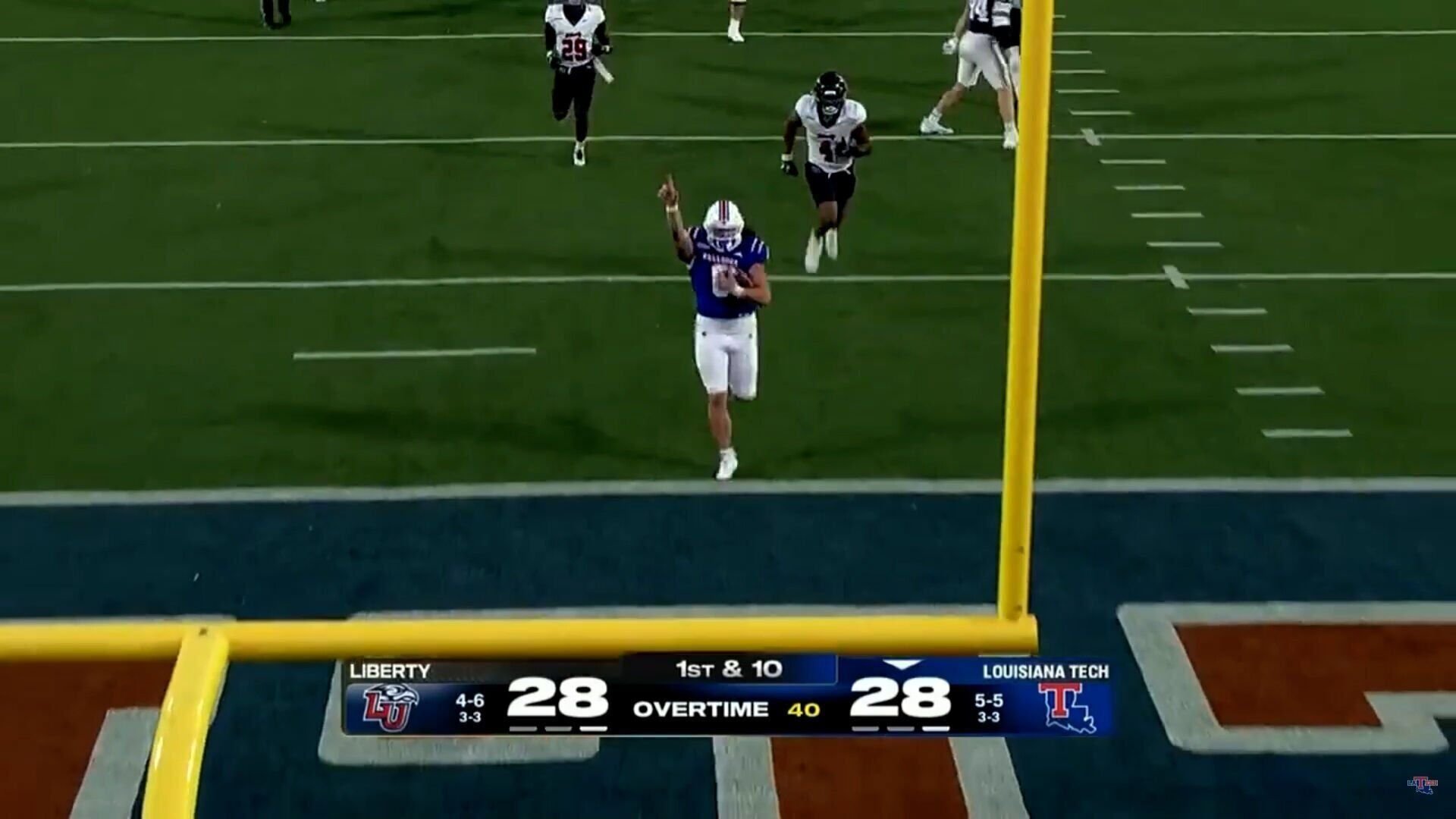 Bulldogs Storm Back from 21 Down to Beat Flames 34-28 in Overtime