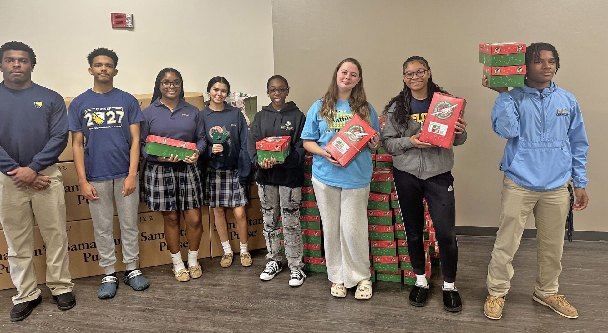 ELCA fills 2,286 Operation Christmas Child shoeboxes