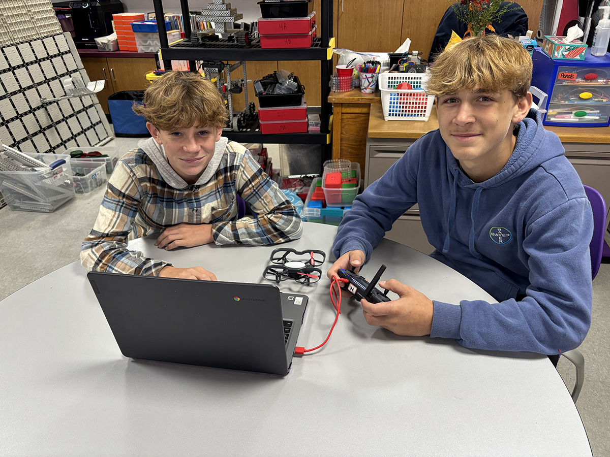 Lake Mills students take learning to new heights with Drone Designers program