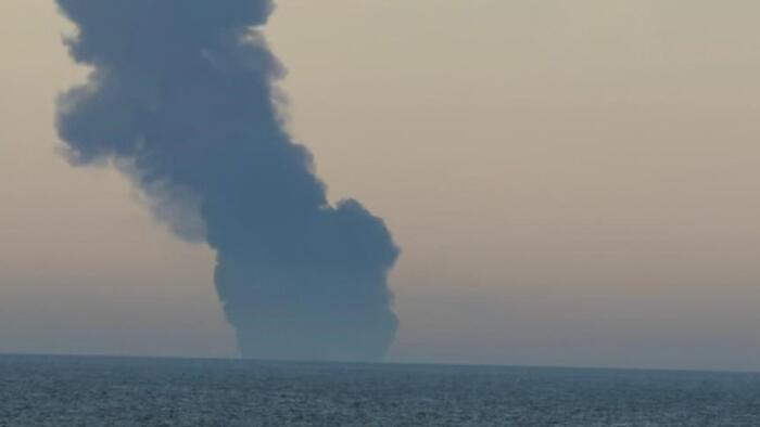 Sanctioned Russia-Bound Oil Tanker At Risk Of Sinking After Mine Strike