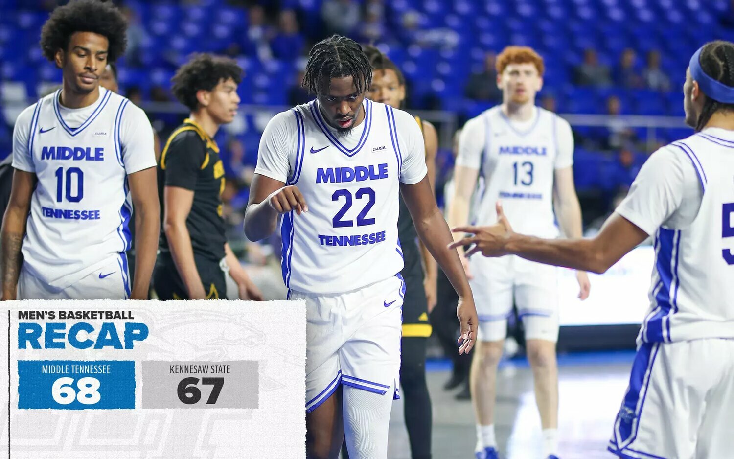 Middle Tennessee “Lands” a 68-67 win over Kennesaw State behind Kamari Lands career night