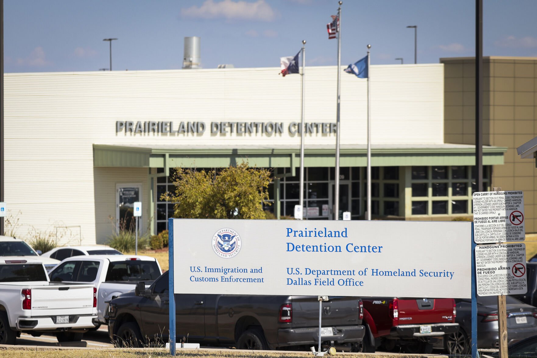 Federal trial set for January in Prairieland ICE center shooting, 9 defendants plead not guilty