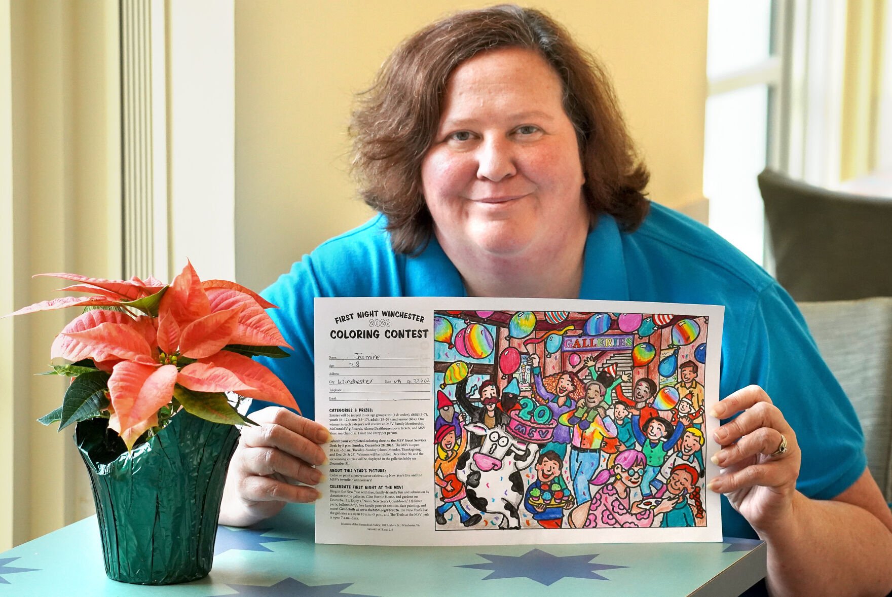 MSV First Night coloring contest underway