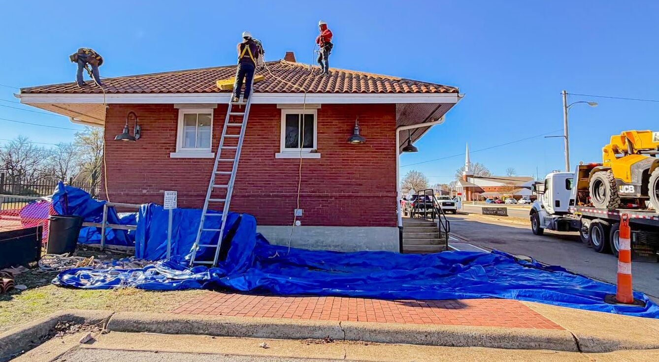 Preservation work begins on Walnut Ridge Train Depot