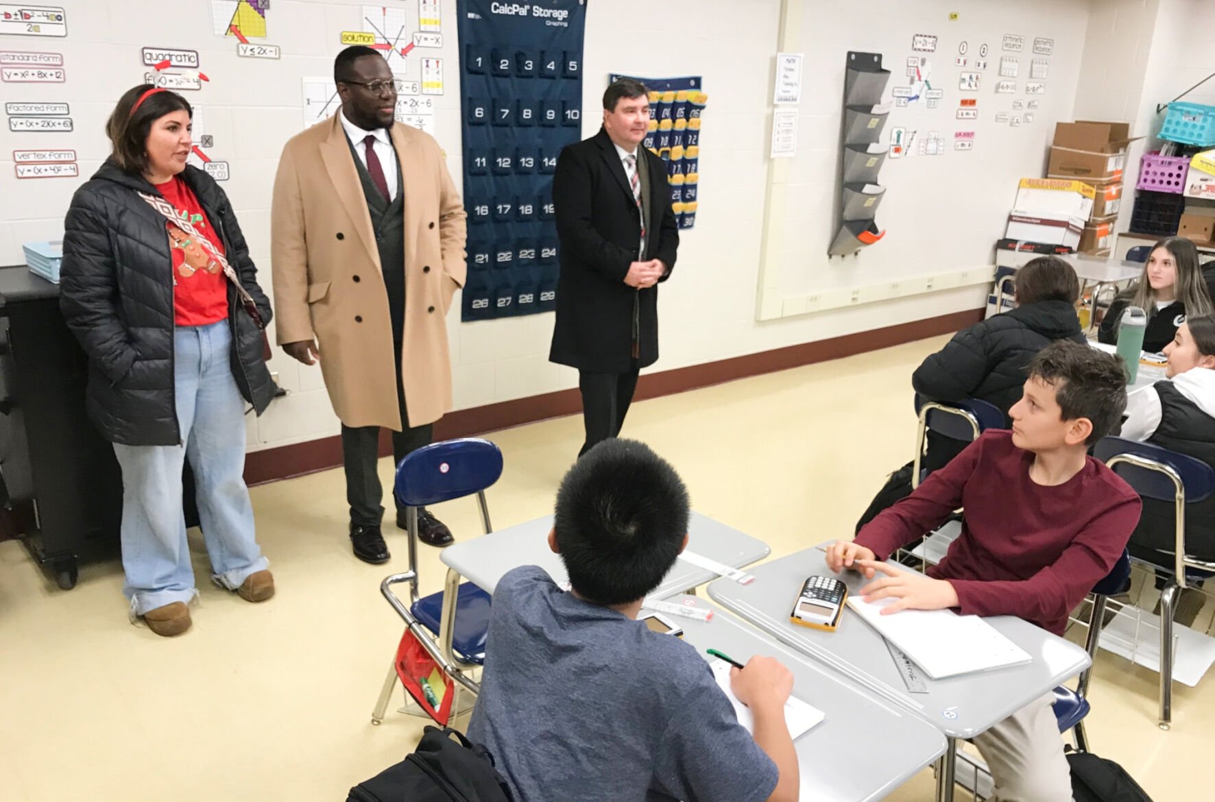 State, federal officials visit Utica schools to celebrate student achievement