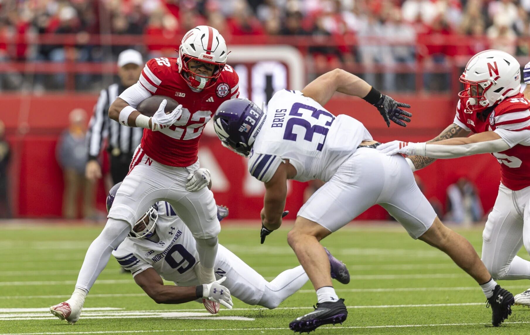 Nebraska’s run game takes new direction under Wade, Teasley