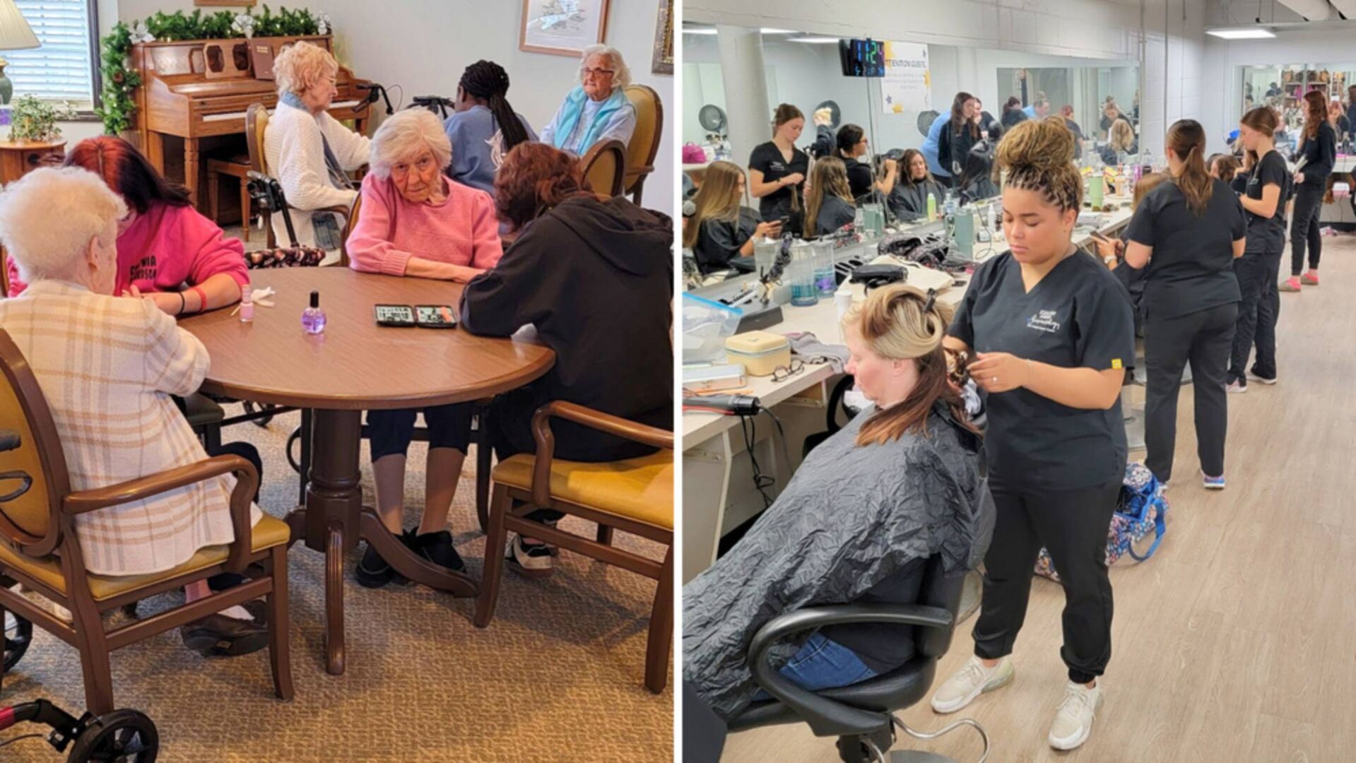 Cosmetology students serve local residents