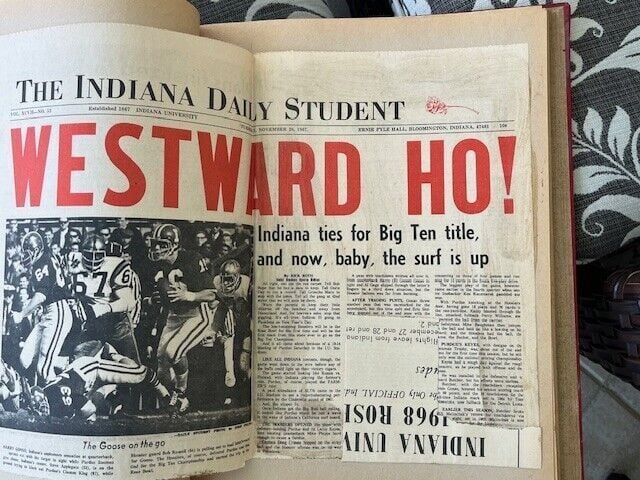 Former IDS sports editor recalls Indiana’s historic 1967 football season and first Rose Bowl appearance