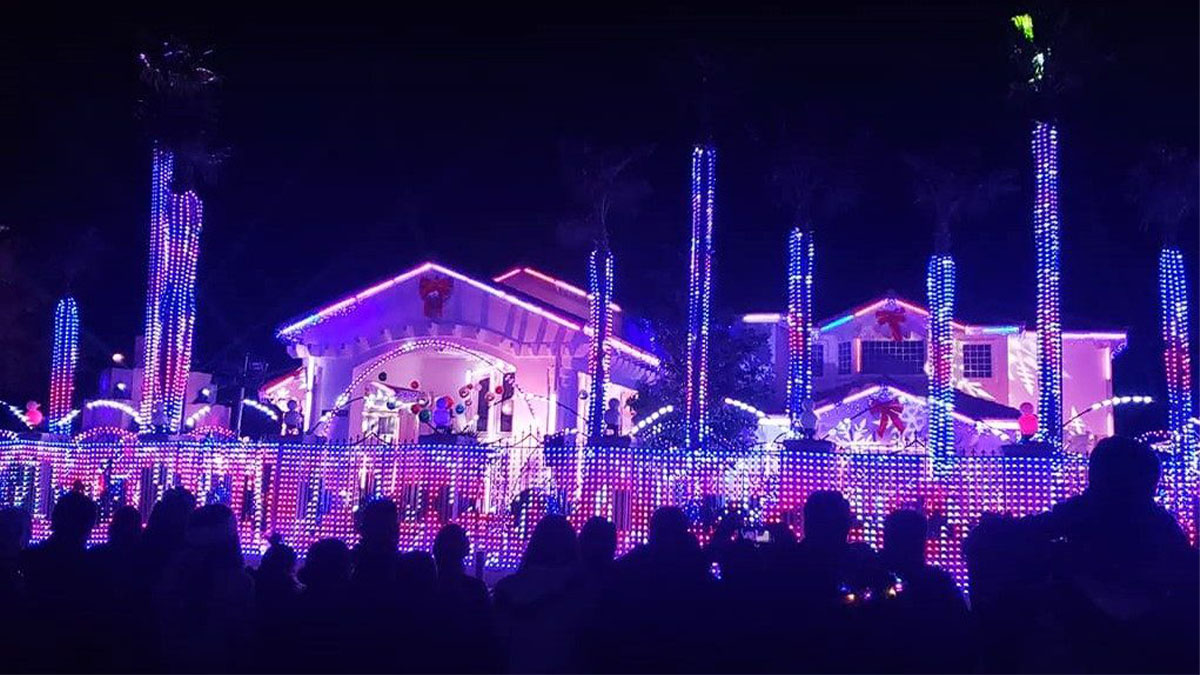 Fred Loya Christmas lights return as Kwanzaa celebrations begin