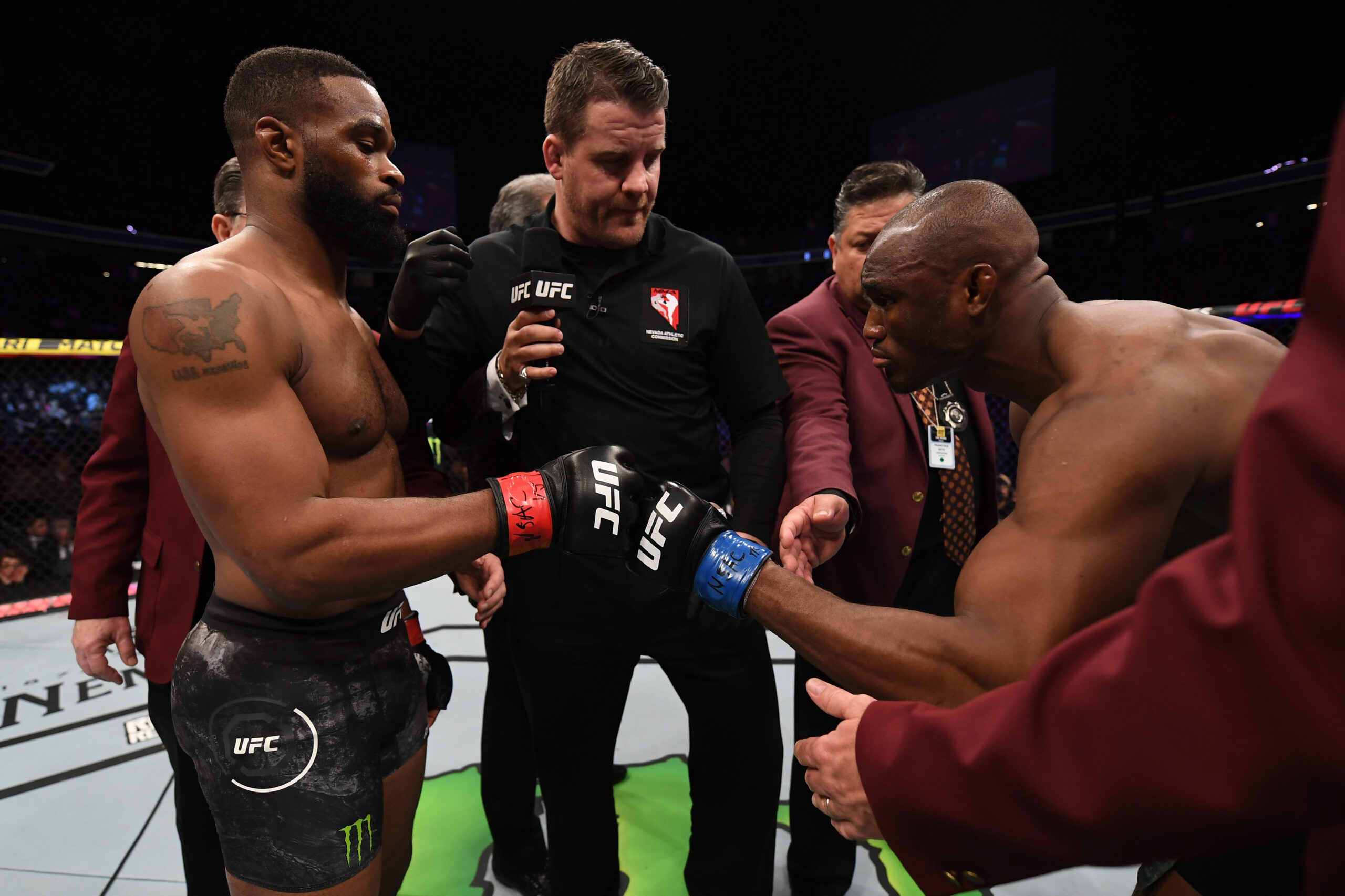 Tyron Woodley: ‘Kamaru Usman is not the greatest welterweight of all time … he is the one that kissed the most ass’