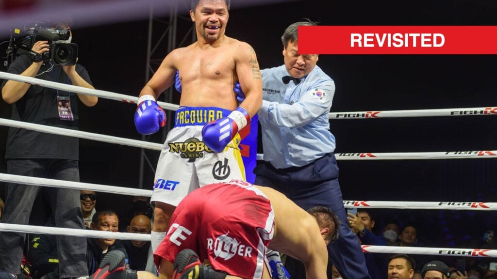 Manny Pacquiao came out of retirement to school MMA fighter years before fully-fledged boxing return