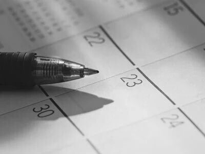 Schedule of Upcoming Events for Area Teams