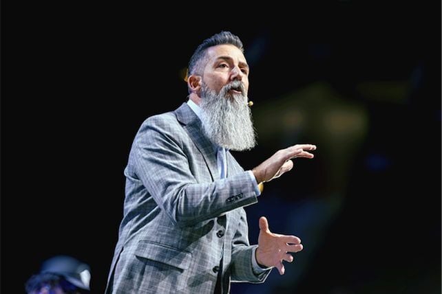 Life Surge President Sean Marcell event