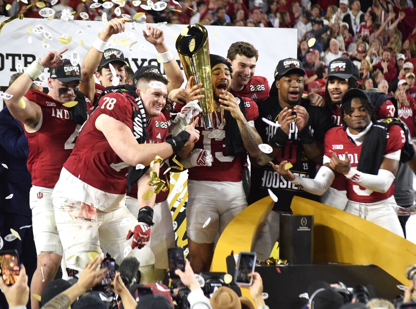 Hoosiers bring home 1st football championship