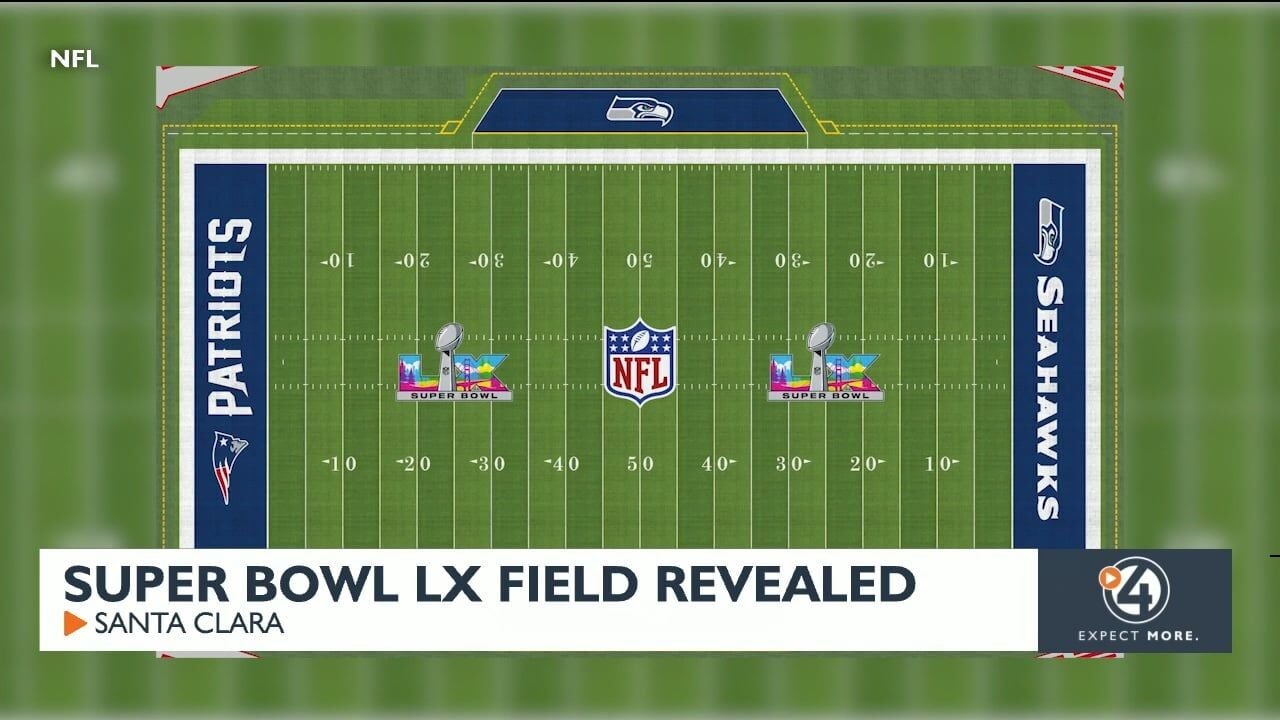 NFL releases Super Bowl LX field design, teams unveil game uniforms