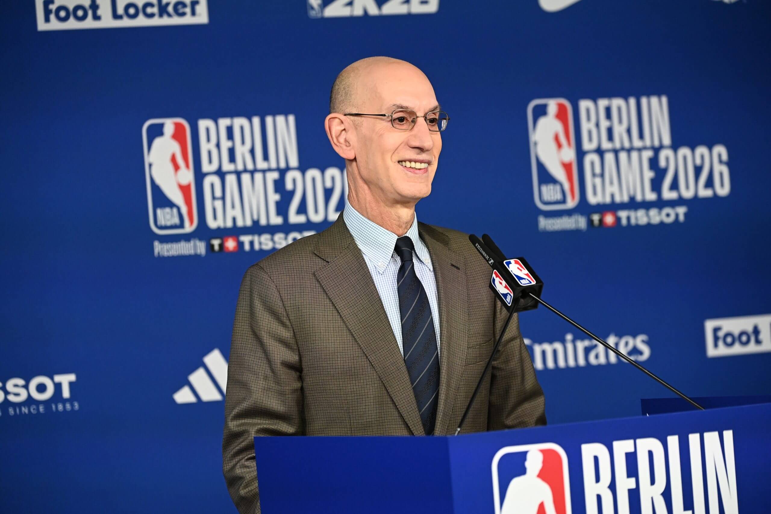Adam Silver says possible sovereign wealth investment in NBA Europe could change U.S. rules