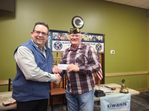 DAV donates to Noon Kiwanis efforts