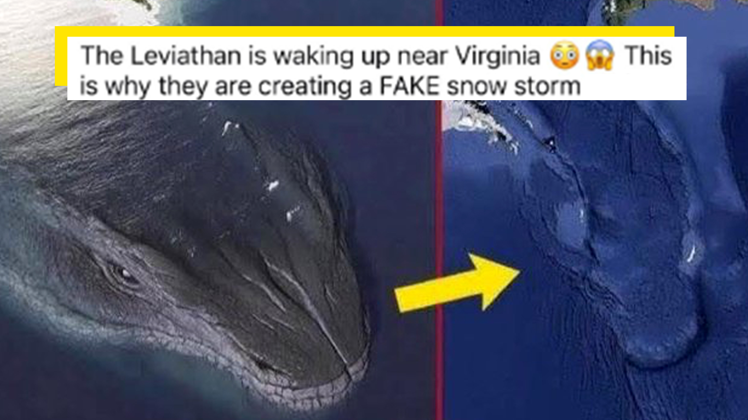 Conspiracy theorists think a “Leviathan” is waking up…and the snow is part of the cover-up