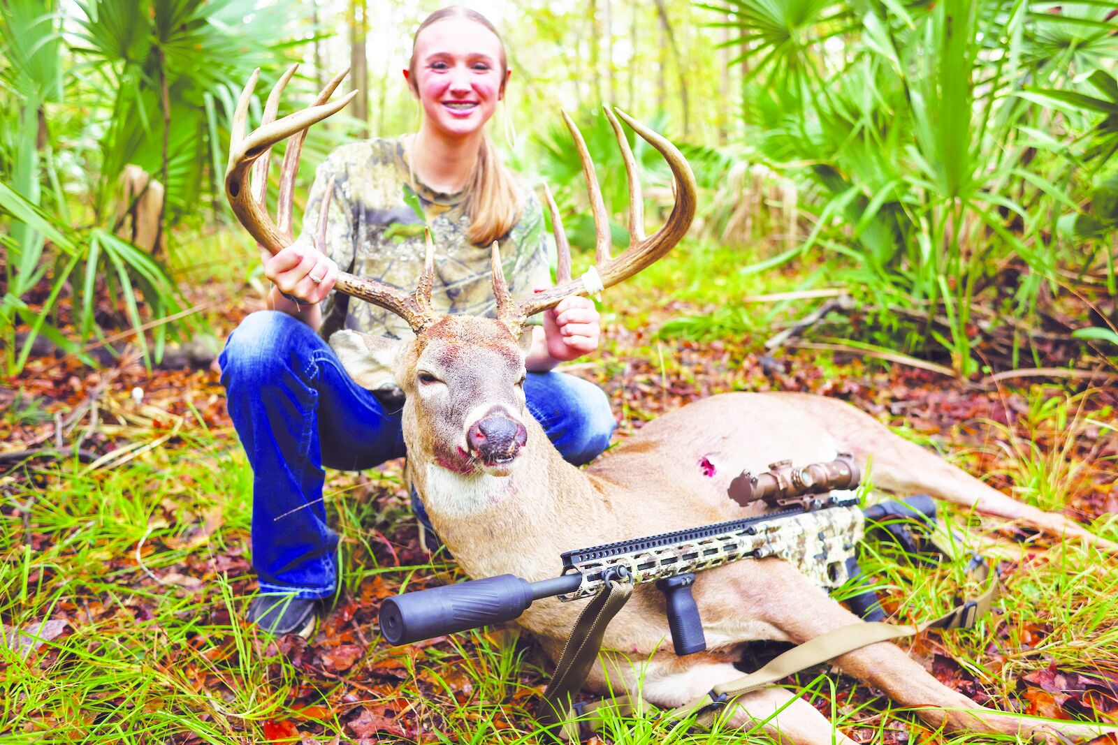 Harris County teen puts woman’s touch on bruiser 12 pointer, 164 7/8 net